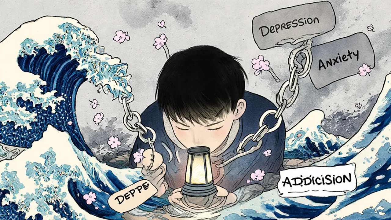 Komorbidity u poruch osobnosti: Jak deprese, úzkost a závislosti ovlivňují léčbu a život