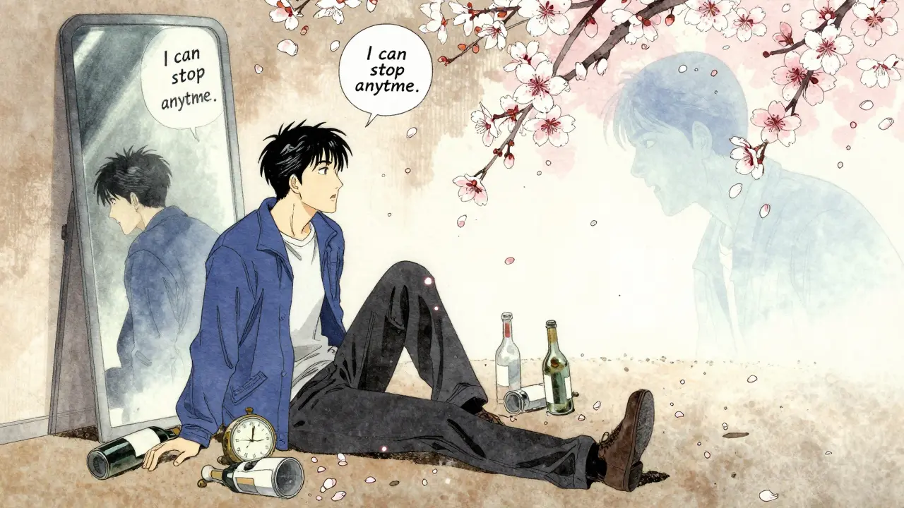 Kognitivní omyly u závislostí: Jak práce s racionalizací a popřením mění léčbu