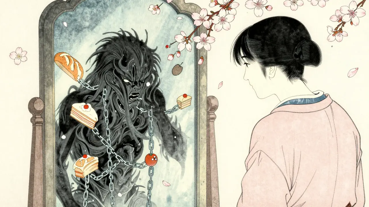 Kognitivní omyly o jídle a těle: Jak KBT pomáhá překonat zkreslené myšlenky u poruch příjmu potravy