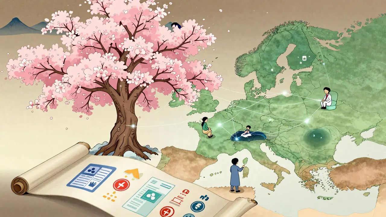 Kresba inspirovaná ukiyo-e: růst telepsychologie a digitální propojení